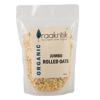 Praakritik Organic Jumbo Rolled Oats 500 G