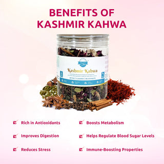 Organic Traditional Kashmir Kahwa Tea, For Overall Health 100g