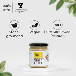 Native Tongue Kathiawadi Peanut Butter 200g