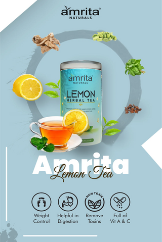 Amrita Naturals Lemon Tea Combo Pack 500g