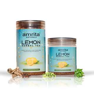 Amrita Naturals Lemon Tea Combo 250 & 500 G