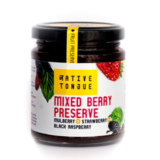 Native Tongue Mixed Berry Preserve with Mulberry, Strawberry and Black Raspberry 200g