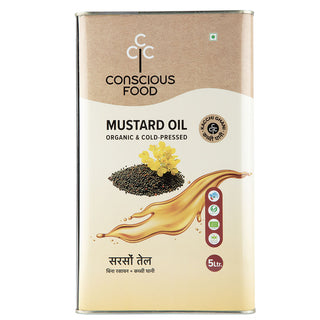 Mustard Oil Cold Pressed 5ltr Organic