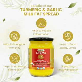 Sanjeevani Organic Organic Turmeric & Garlic Milk Fat 500ml