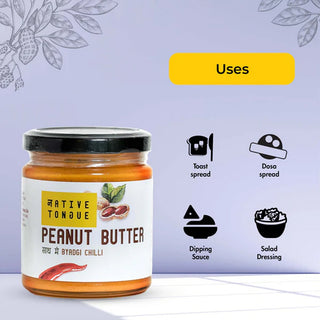 Native Tongue Peanut Butter with Byadgi Chilli 200g