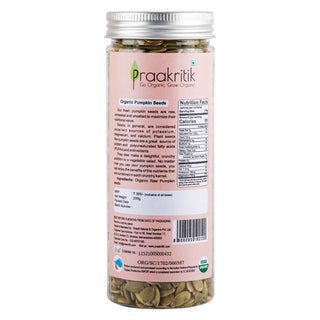 Praakritik Organic Raw Pumpkin Seeds 200 G