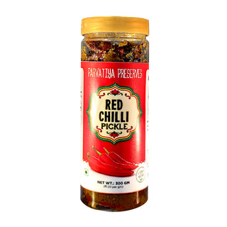 Parvatiya Preserves Red Chilli Pickle 300g