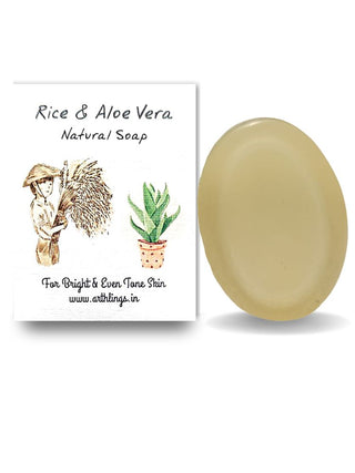 Arthlings Natural Rice & Aloe Vera Soap