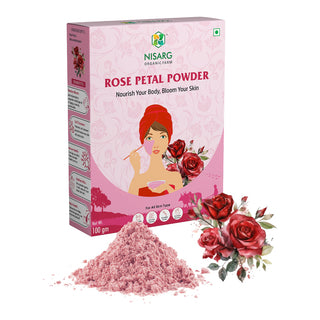 Nisarg Rose Petals Powder 100g