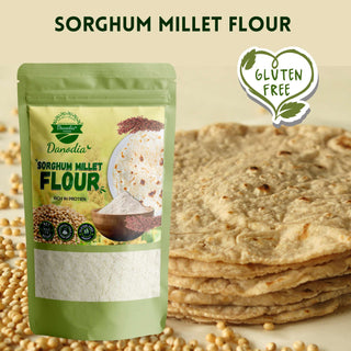 Organic Sorghum Millet (Jowar) Flour 2lbs/950g, Gluten Free Low GI Healthy Flour