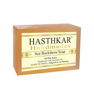 Hasthkar Handmades Glycerine Natural Sea buckthorn Soap 125Gm