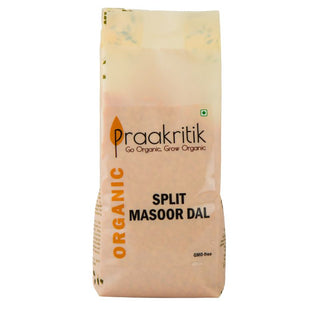 Praakritik Organics Split Masoor Dal 500 G