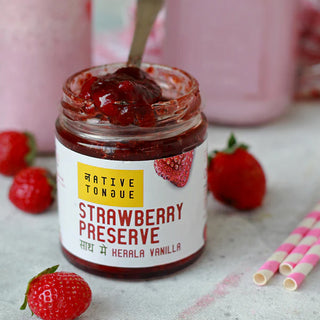 Native Tongue Strawberry Preserve with Kerala Vanilla 200g