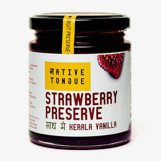 Native Tongue Strawberry Preserve with Kerala Vanilla 200g