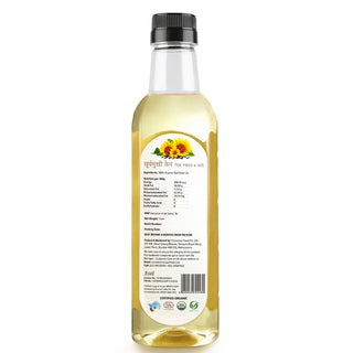 Sunflower Oil Cold Pressed 1ltr Organic