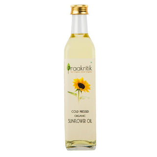 Praakritik Organic Cold Pressed Sunflower Oil 1 ltr