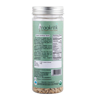 Praakritik Organic Raw Sunflower Seeds 150 G