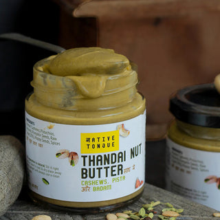 Native Tongue Thandai Nut Butter with Cashew Nut, Pistachio and Almond 210g