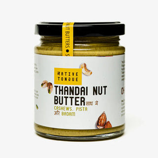 Native Tongue Thandai Nut Butter with Cashew Nut, Pistachio and Almond 210g