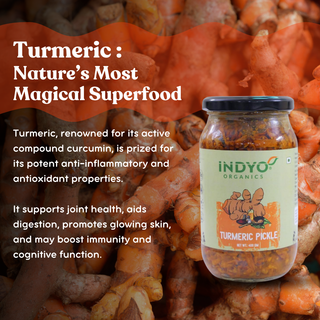 Indyo Organic Turmeric Pickle 400g