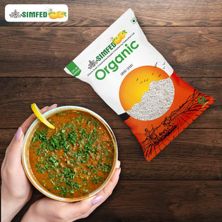 SIMFED Organic Urad Dal Dhuli 500g / 1kg