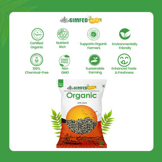 SIMFED Organic Urad Dal Chilka 500g / 1kg