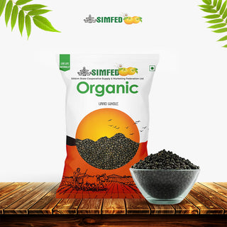 SIMFED Organic Urad Dal Whole 500g / 1kg