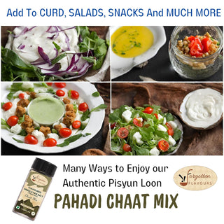 Forgotten Flavours Himalayan Flavoured Salts (Pahadi Namak) Seasoning | Chaat Mix Salt 80g