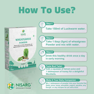Nisarg Wheatgrass Powder 100g