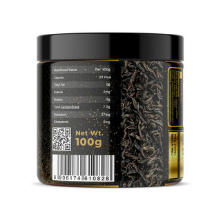 Real Organic Assam Black Tea, Strong Flavour - Wild Smoked 100g