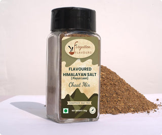 Forgotten Flavours Himalayan Flavoured Salts (Pahadi Namak) Seasoning | Chaat Mix Salt 80g