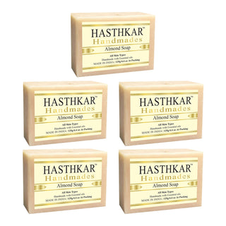 Hasthkar Handmades Glycerine Natural Almond Soap 125Gm