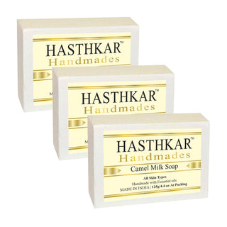 Hasthkar Handmades Glycerine Natural Camel milk Soap 125Gm