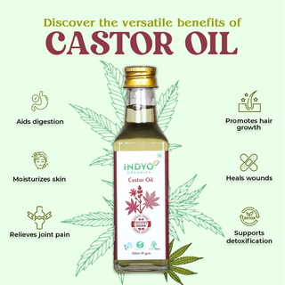 Indyo Organic Castor Oil 100ml