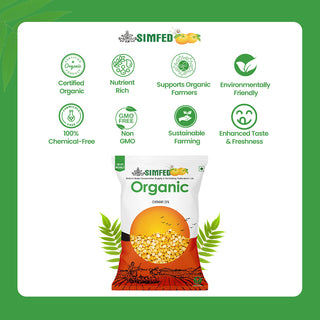 SIMFED Organic  Chana Dal 500g / 1kg