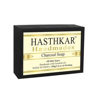 Hasthkar Handmades Glycerine Natural Charcoal Soap 100Gm