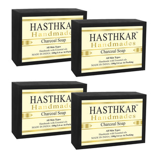 Hasthkar Handmades Glycerine Natural Charcoal Soap 100Gm