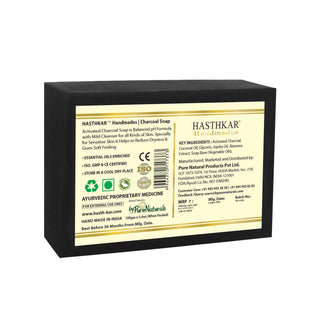 Hasthkar Handmades Glycerine Natural Charcoal Soap 100Gm