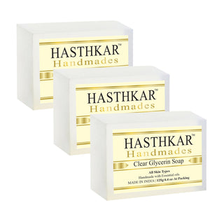 Hasthkar Handmades Glycerine Natural Clear glycerin Soap 125Gm