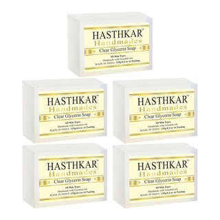 Hasthkar Handmades Glycerine Natural Clear glycerin Soap 125Gm