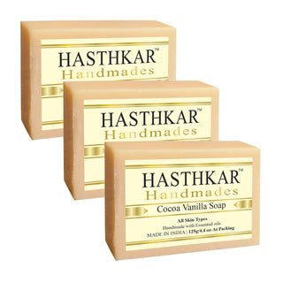 Hasthkar Handmades Glycerine Natural Cocoa vanila Soap 125Gm