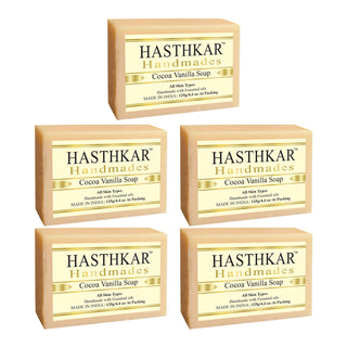 Hasthkar Handmades Glycerine Natural Cocoa vanila Soap 125Gm