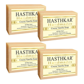 Hasthkar Handmades Glycerine Natural Cocoa vanila Soap 125Gm