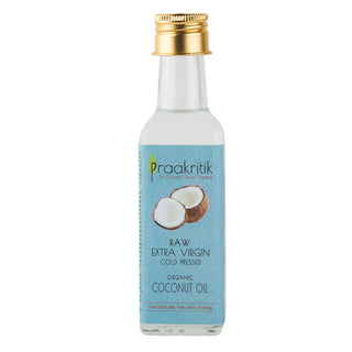 Praakritik Organic Cold Pressed Extra Virgin Coconut Oil 100 ml