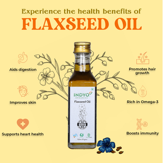 Indyo Organic Flaxseed Oil 100ml