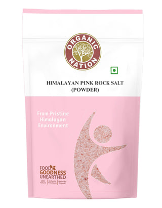 Organic Nation Himalayan Pink Rock Salt Powder 500g