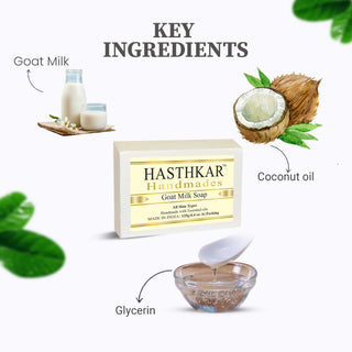 Hasthkar Handmades Glycerine Natural Goat milk Soap 125Gm