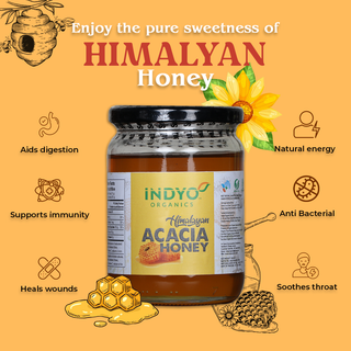 Indyo Organic Acacia Honey 500g