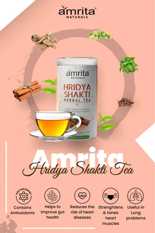 Amrita Naturals HridyaShakti Tea 1 Kg Pack Amrita Naturals