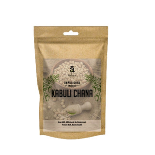 Adya Organics Unpolished Organic Kabuli Chana 1 Kg